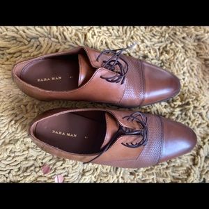 Zara leather shoes